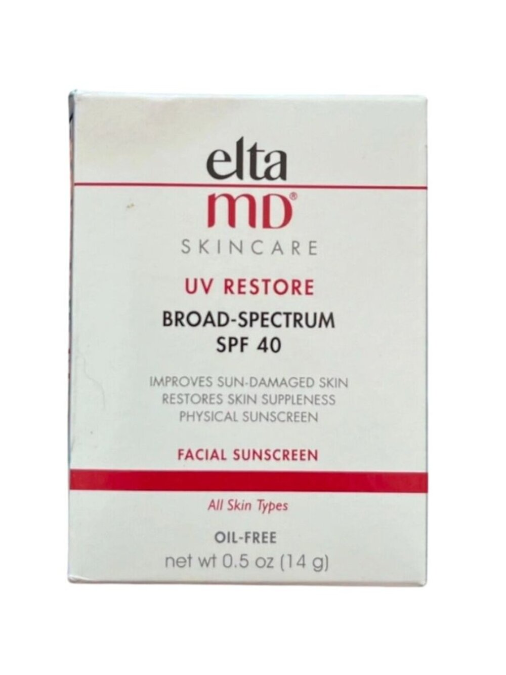 EltaMD UV Restore Broad-Spectrum SPF 40 Facial Sunscreen Elta MD 0.5oz/14g